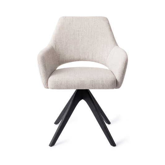 Yanai Dining Chair Pigeon Revolve Oak Black