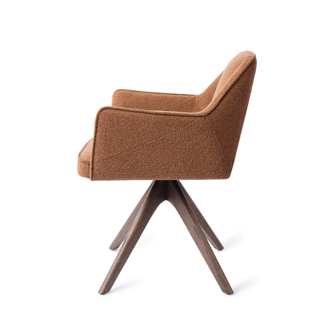 Tome Dining Chair Cinnamon Bun Revolve Oak Walnut
