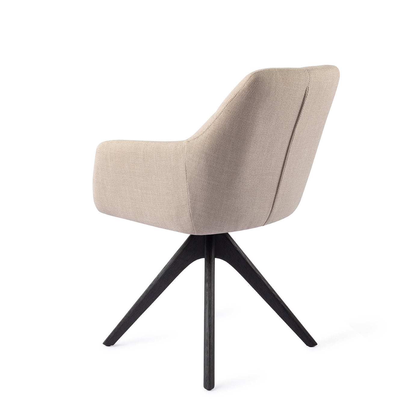 Noto Dining Chair Overnight Oats Revolve Oak Black