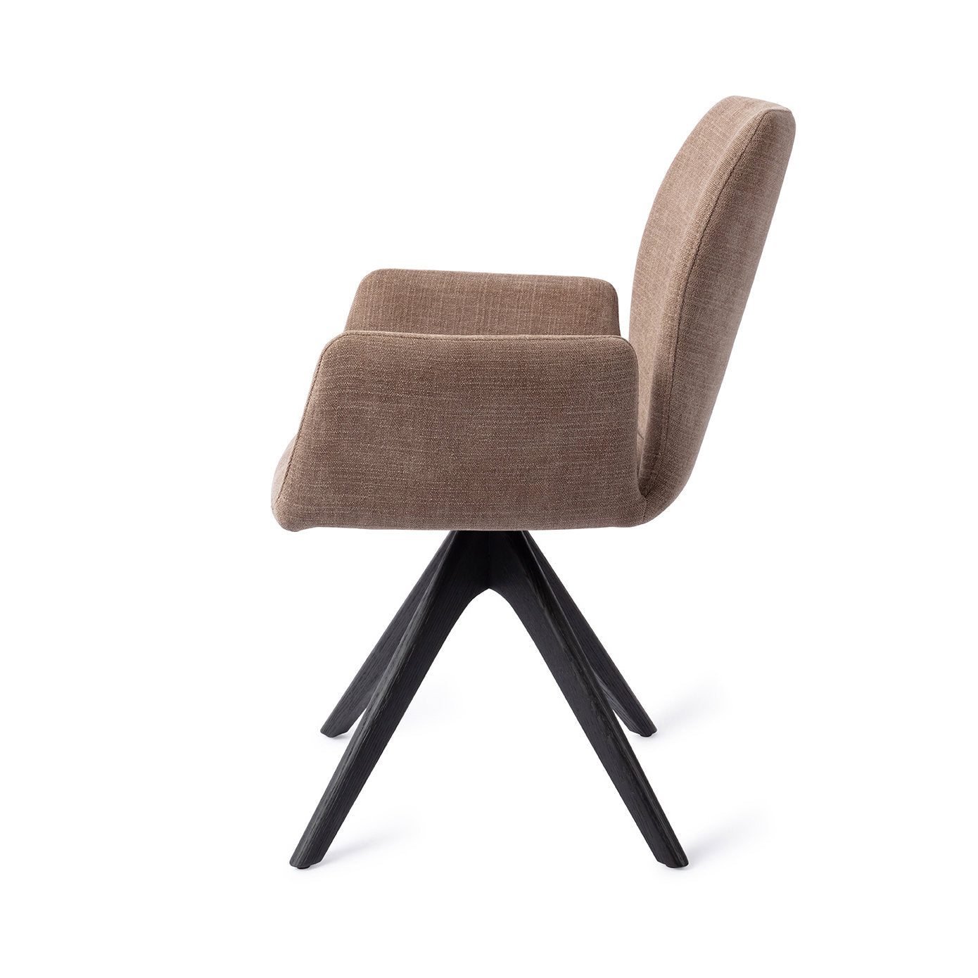 Misaki Dining Chair Mocha Mist Revolve Oak Black