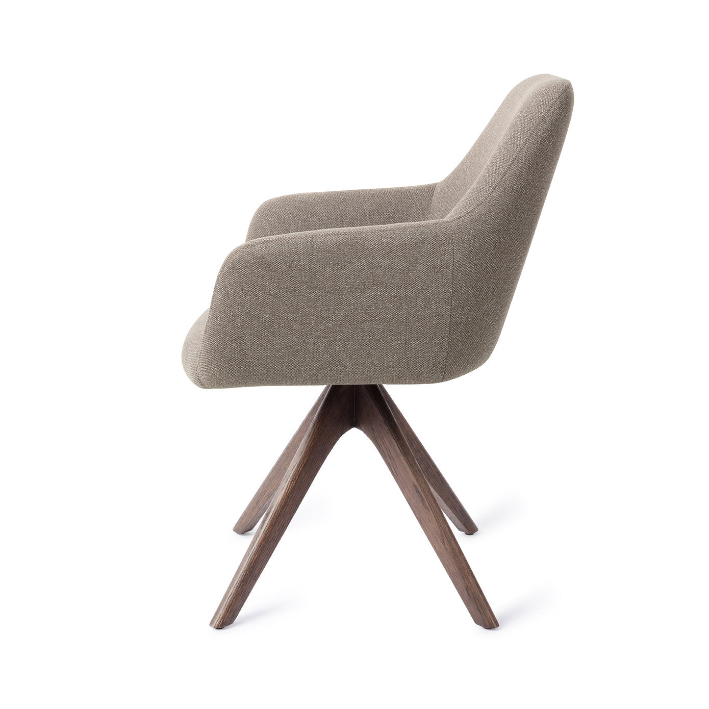 Hiroo Dining Chair Foggy Fusion Revolve Oak Walnut