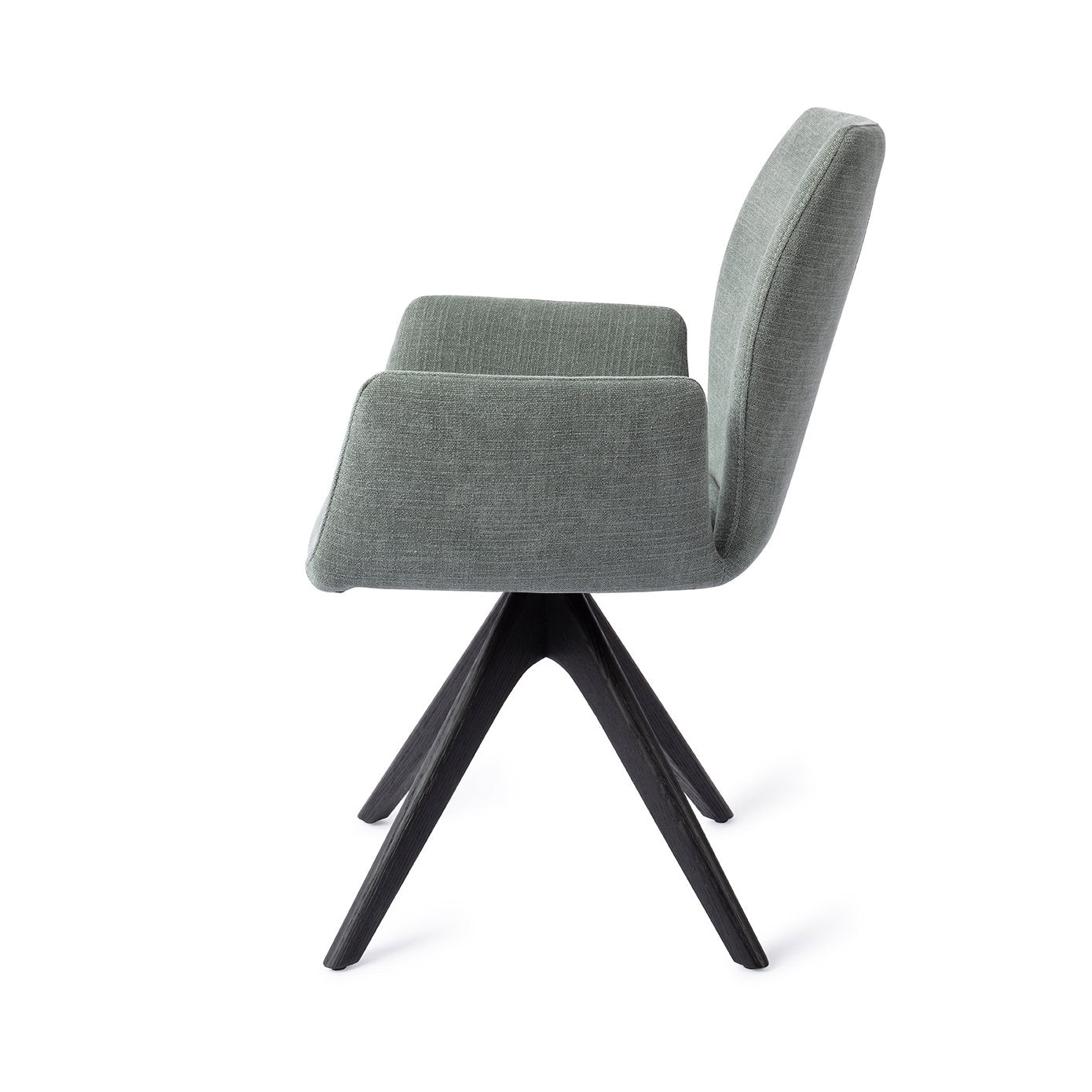 Misaki Dining Chair Breezy Blue Revolve Oak Black