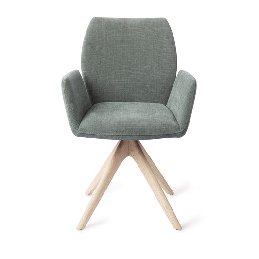 Misaki Dining Chair Breezy Blue Revolve Oak Bleach