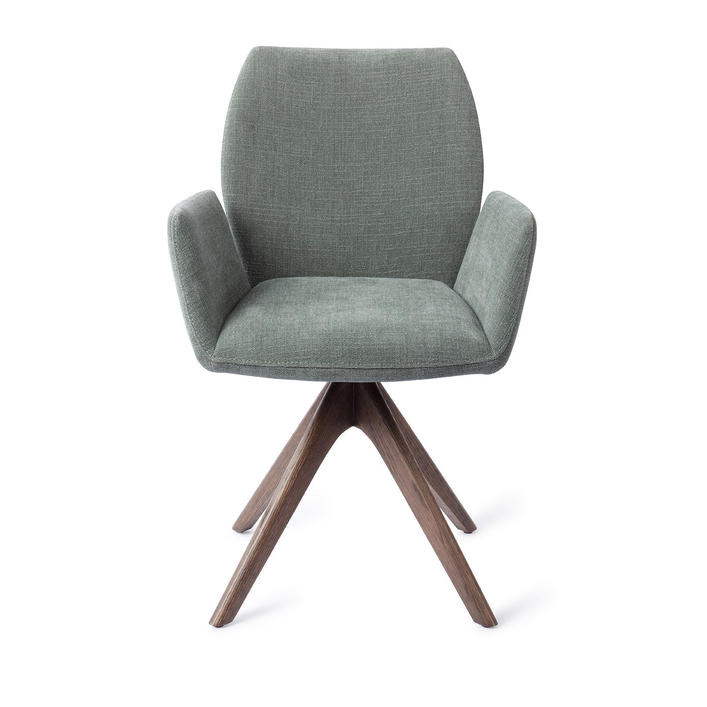 Misaki Dining Chair Breezy Blue Revolve Oak Walnut