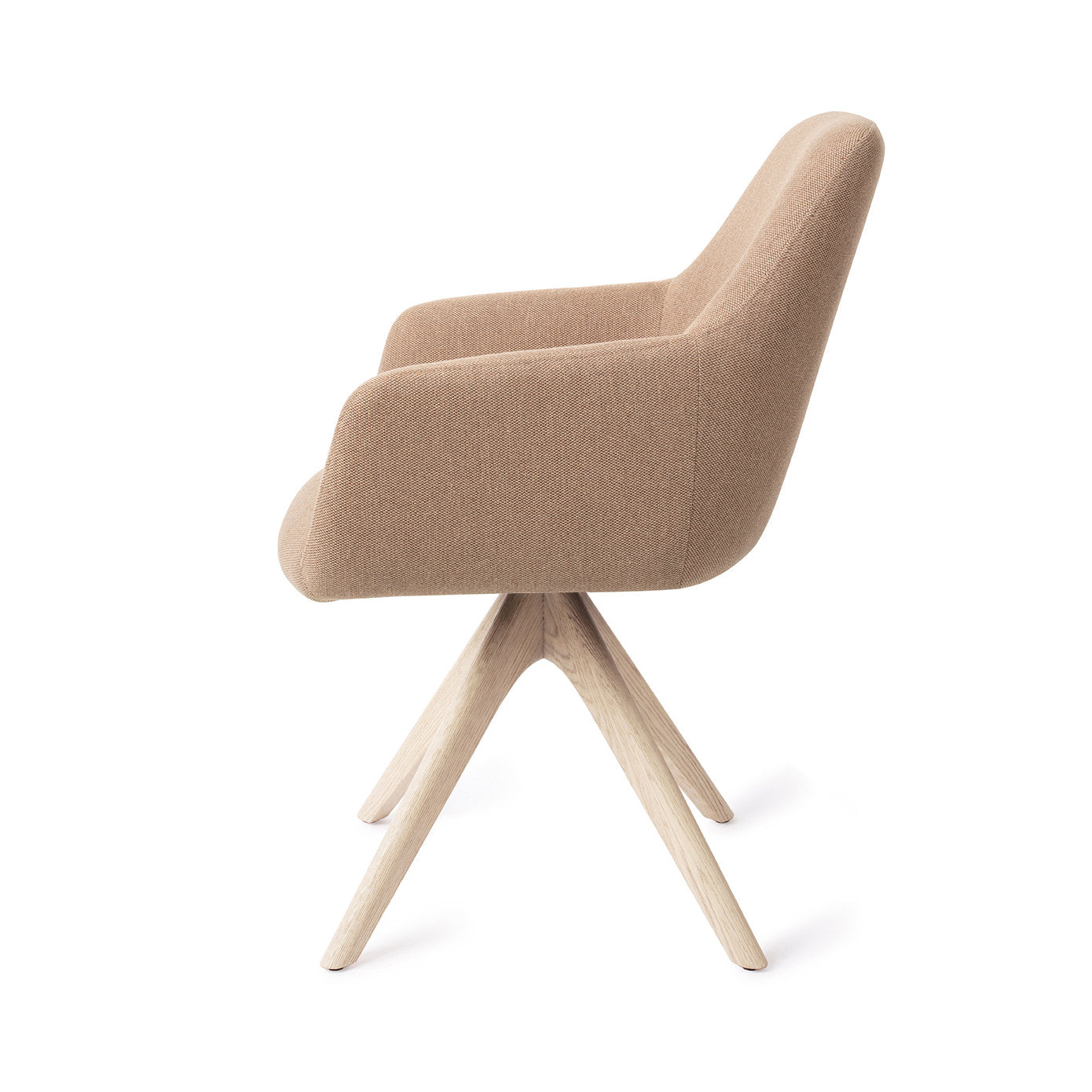 Hiroo Dining Chair Whisper Wheat Revolve Oak Bleach