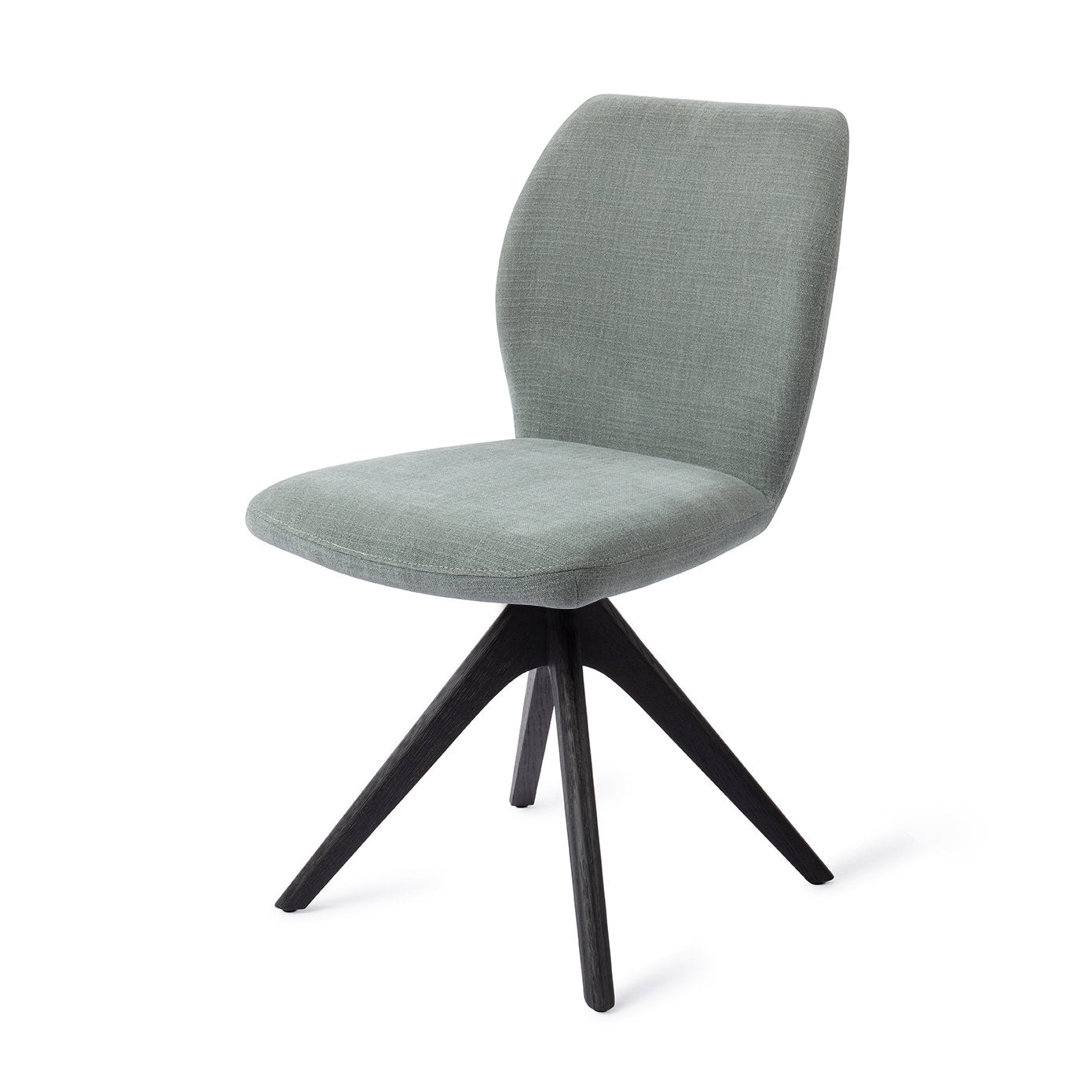 Ikata Dining Chair Breezy Blue Revolve Oak Black