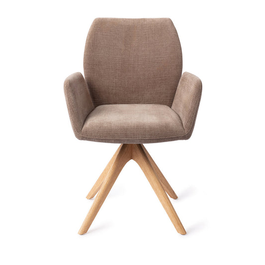 Misaki Dining Chair Mocha Mist Revolve Oak Natural