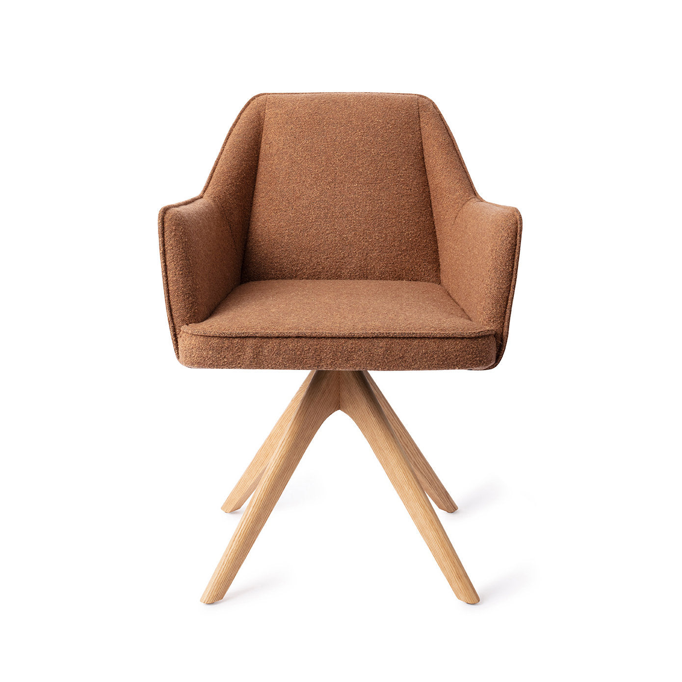Tome Dining Chair Cinnamon Bun Revolve Oak Natural