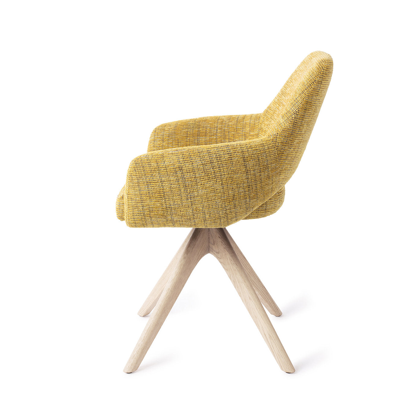 Yanai Dining Chair Lemon Lines Revolve Oak Bleach