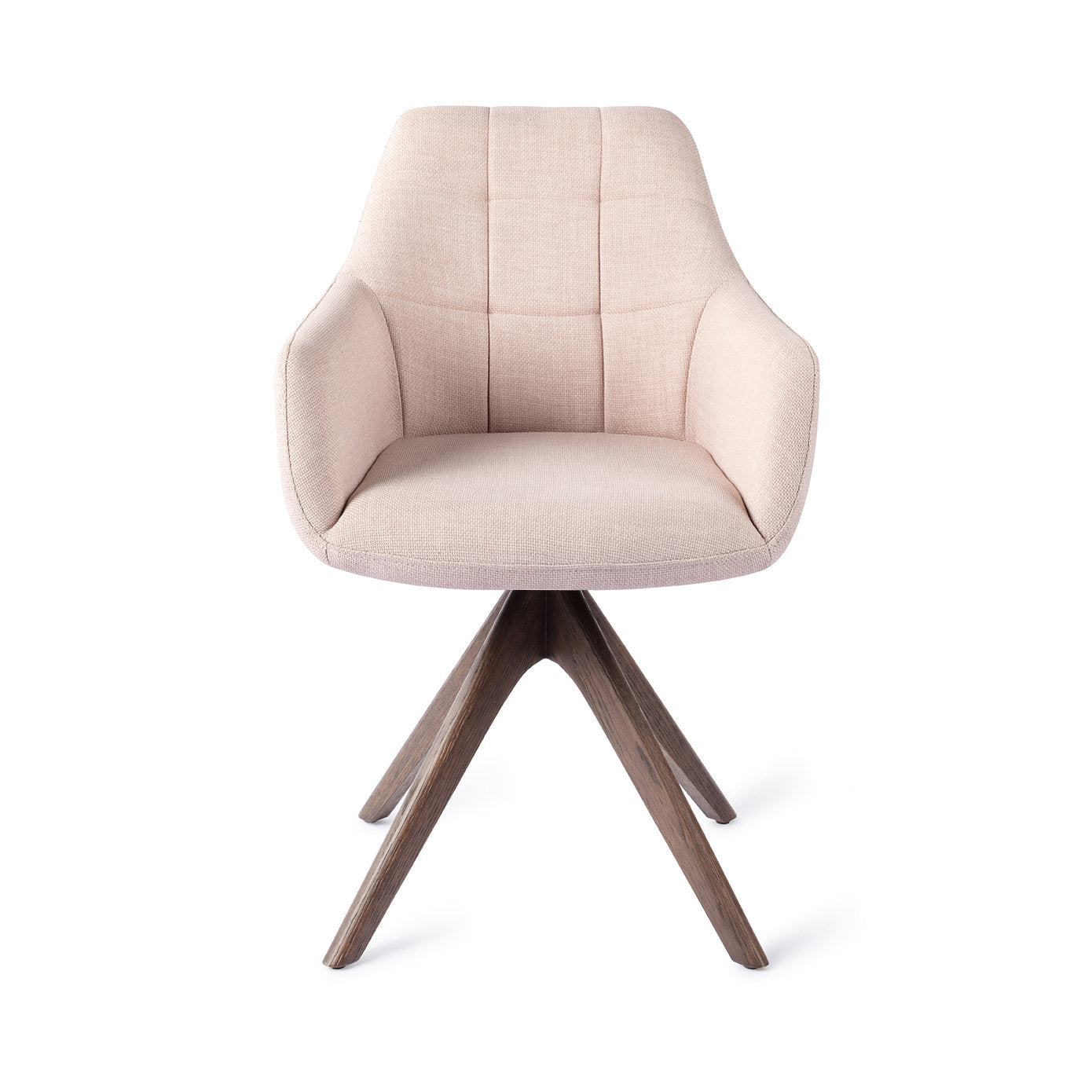 Noto Dining Chair Petal Pink Revolve Oak Walnut