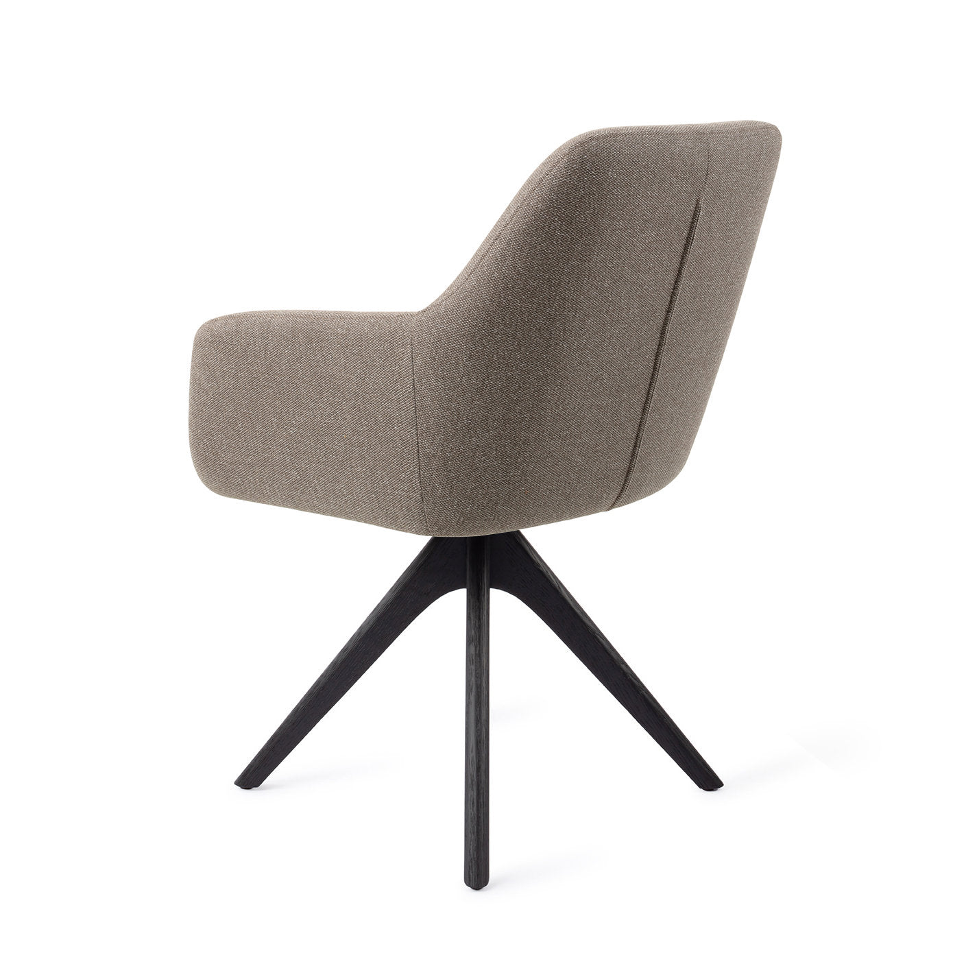 Hiroo Dining Chair Foggy Fusion Revolve Oak Black