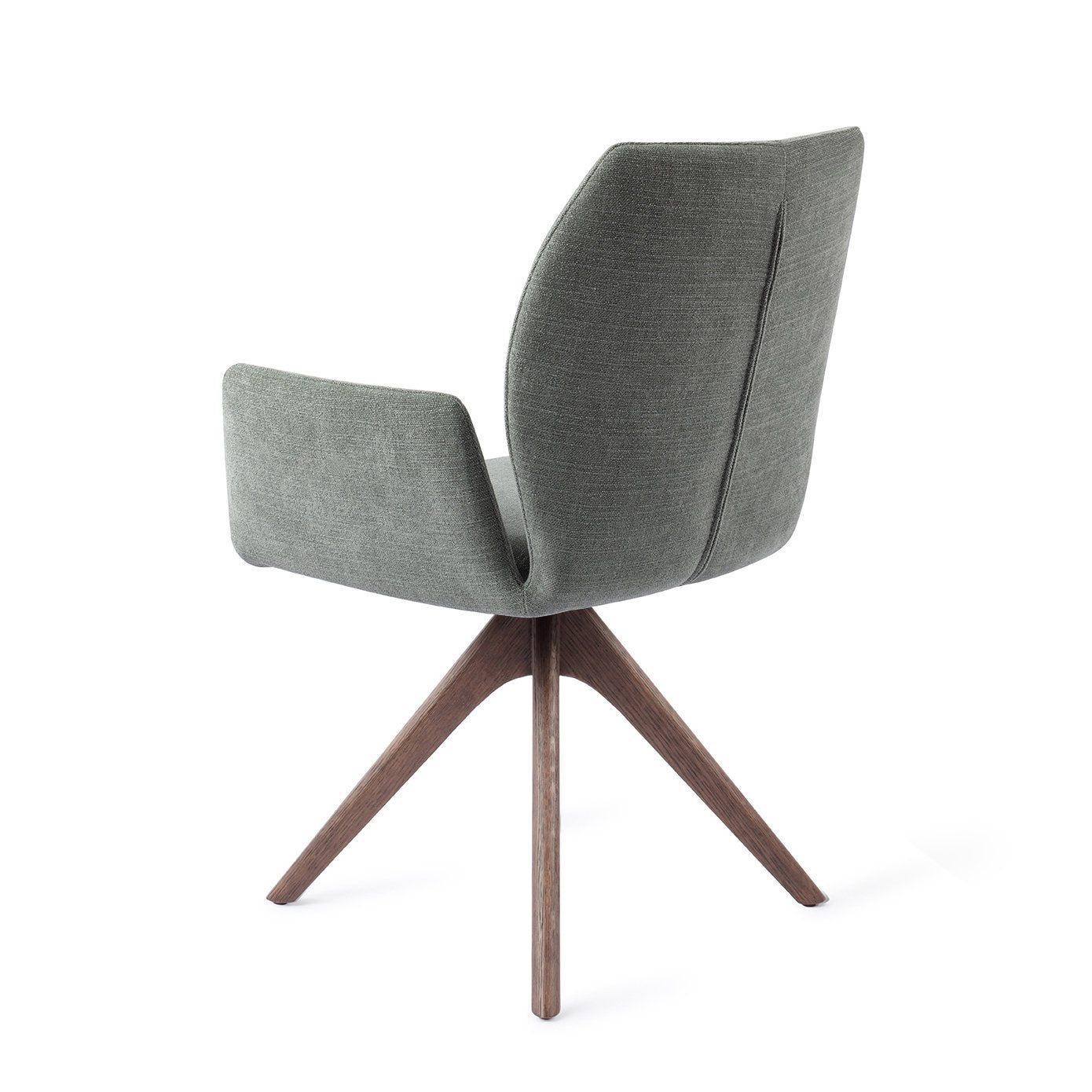 Misaki Dining Chair Breezy Blue Revolve Oak Walnut