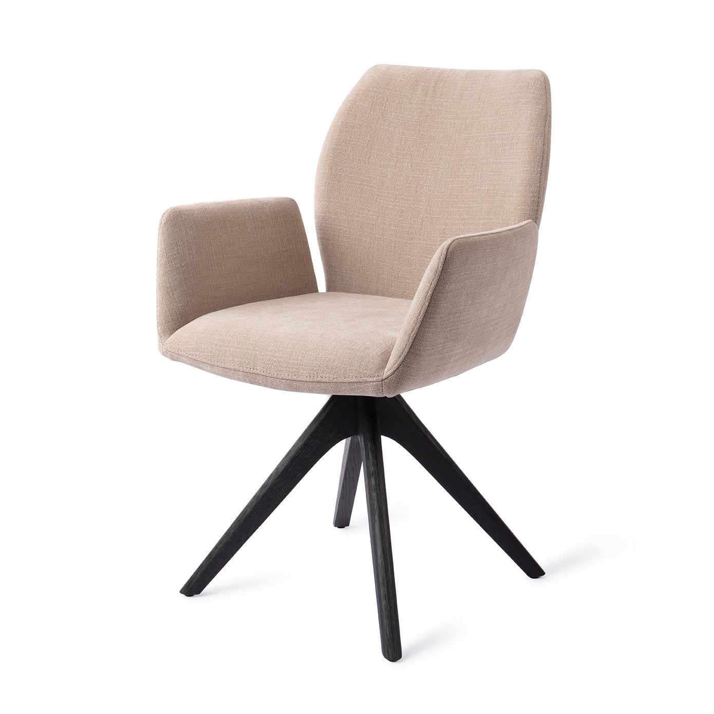 Misaki Dining Chair Sand Strand Revolve Oak Black