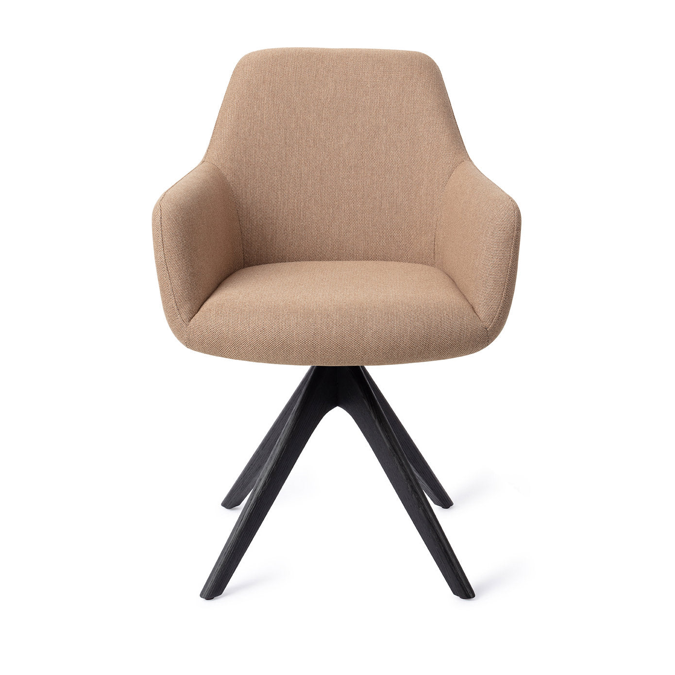 Hiroo Dining Chair Whisper Wheat Revolve Oak Black