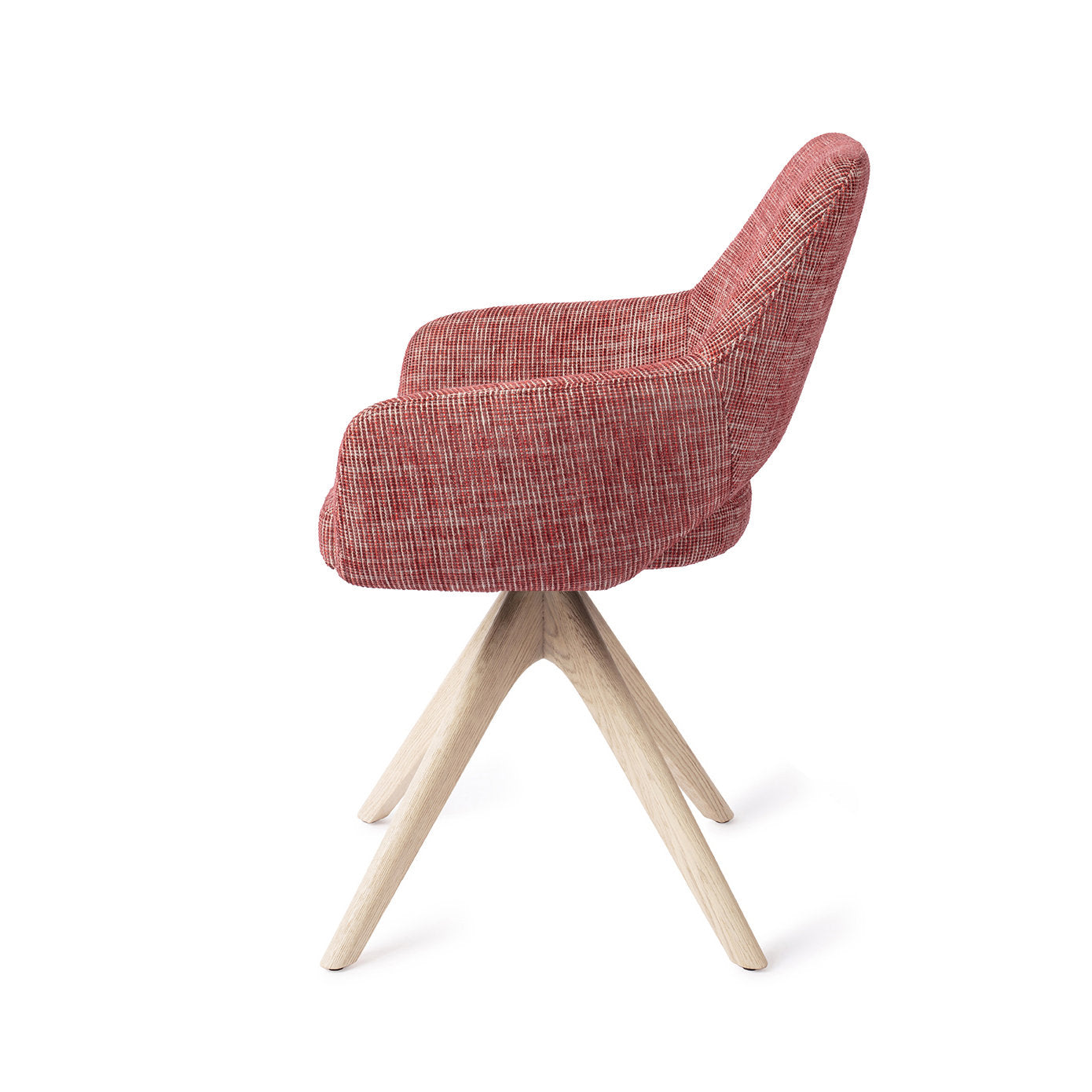 Yanai Dining Chair Berry Bars Revolve Oak Bleach