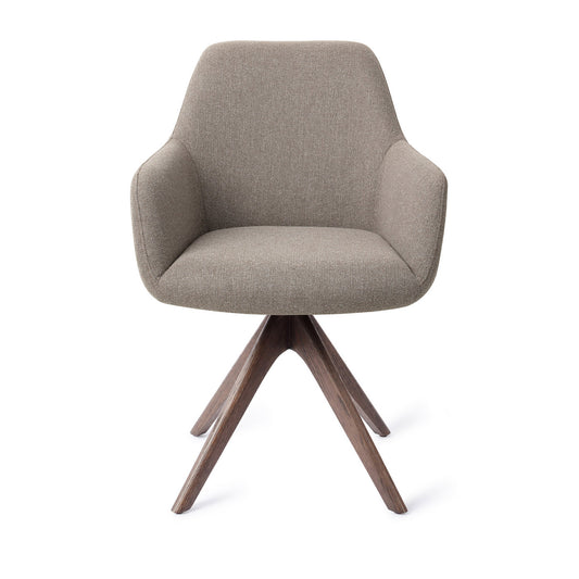 Hiroo Dining Chair Foggy Fusion Revolve Oak Walnut