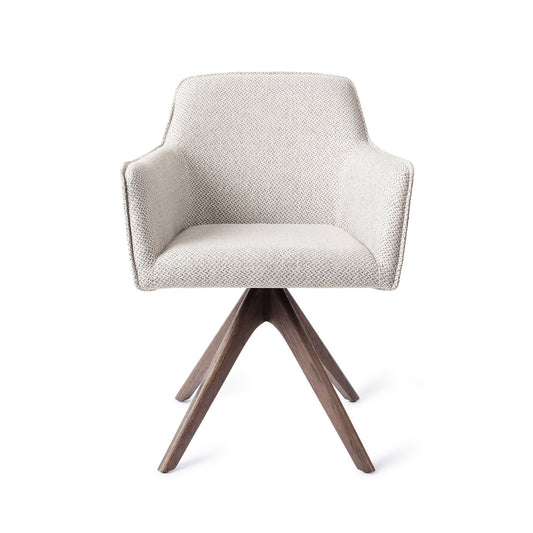 Hofu Dining Chair Checkers Charm Revolve Oak Walnut