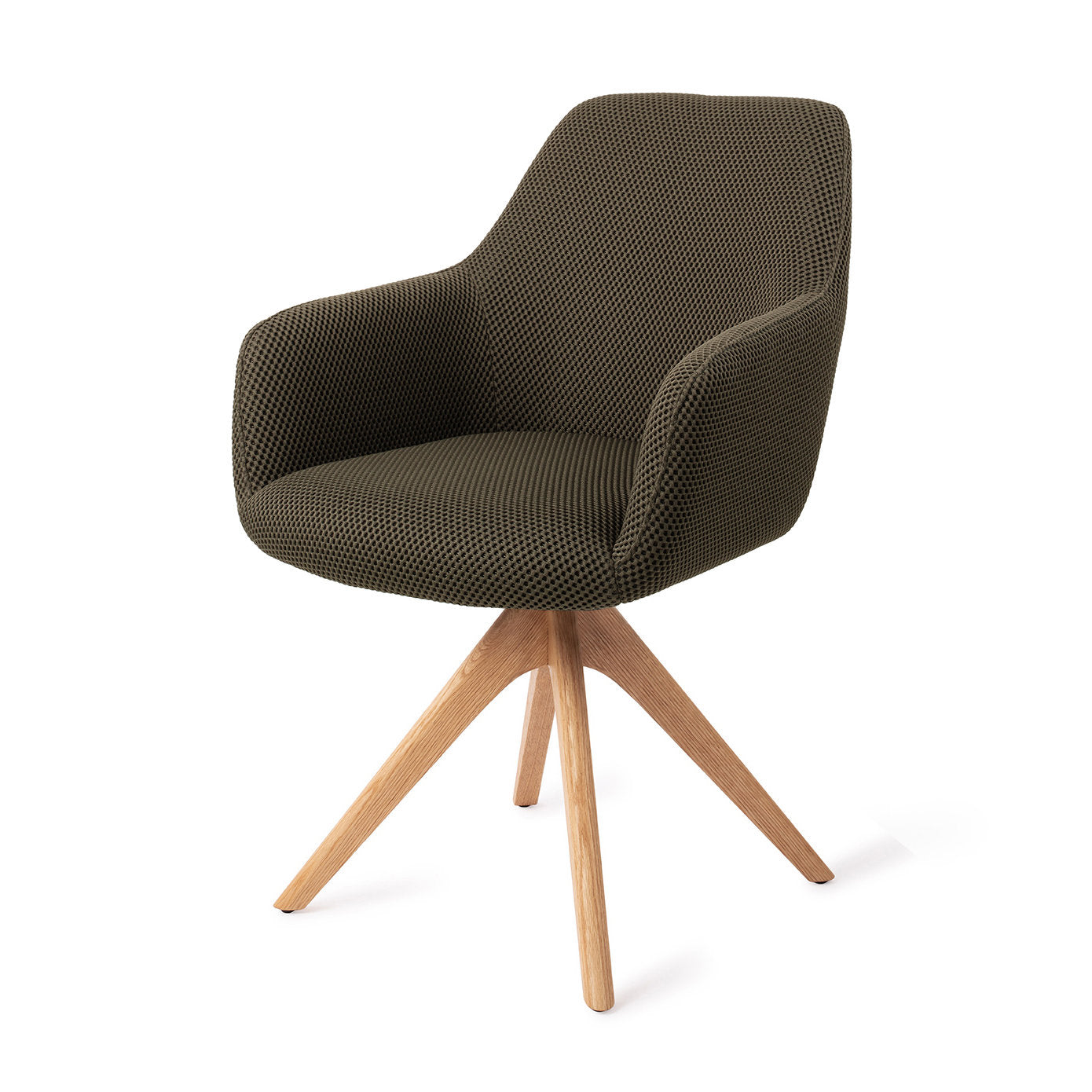 Hiroo Dining Chair Jungle Jewel Revolve Oak Natural