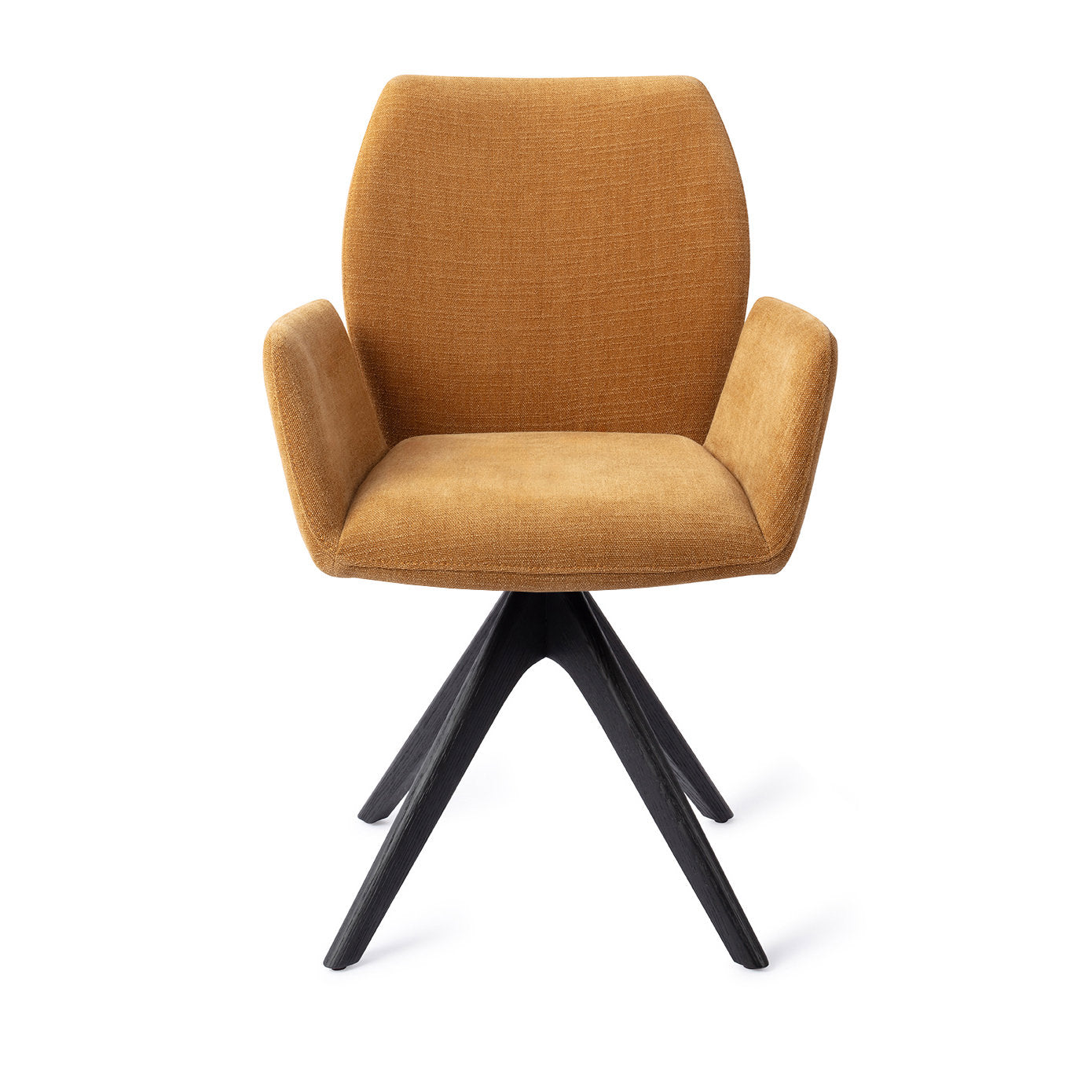 Misaki Dining Chair Honey Harvest Revolve Oak Black