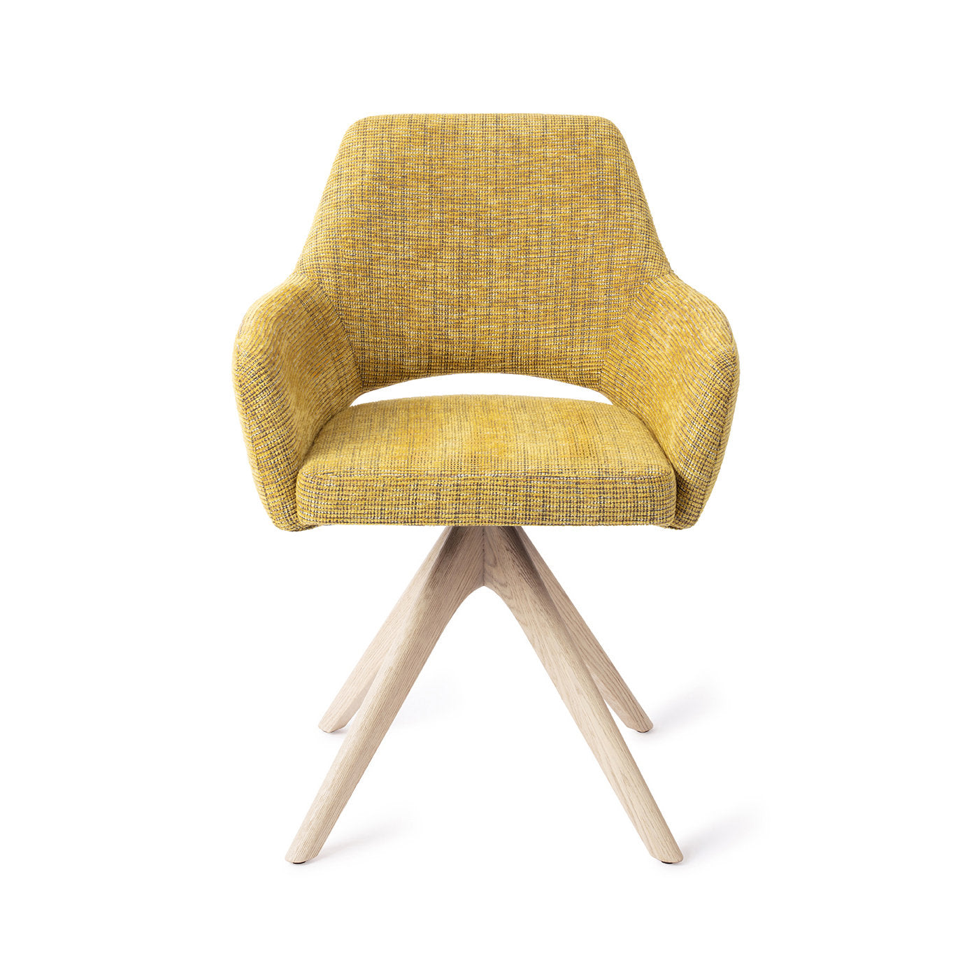 Yanai Dining Chair Lemon Lines Revolve Oak Bleach