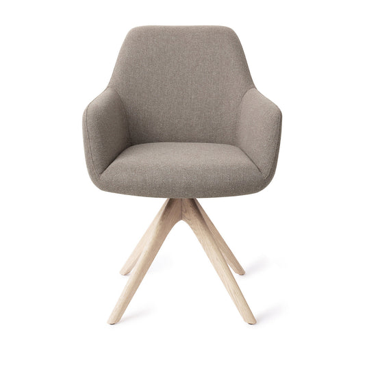 Hiroo Dining Chair Foggy Fusion Revolve Oak Bleach