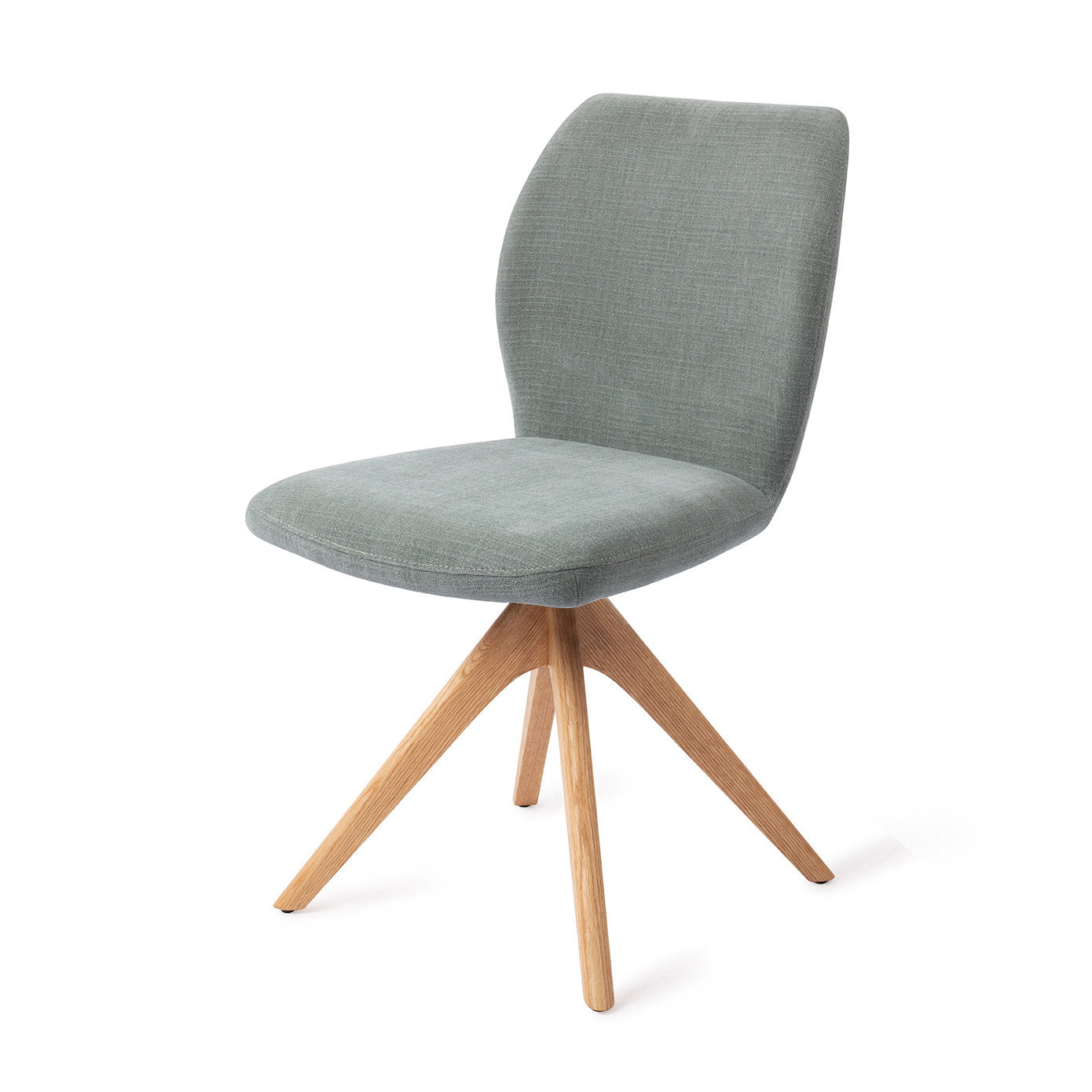 Ikata Dining Chair Breezy Blue Revolve Oak Natural