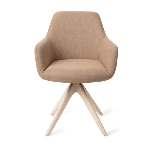 Hiroo Dining Chair Whisper Wheat Revolve Oak Bleach