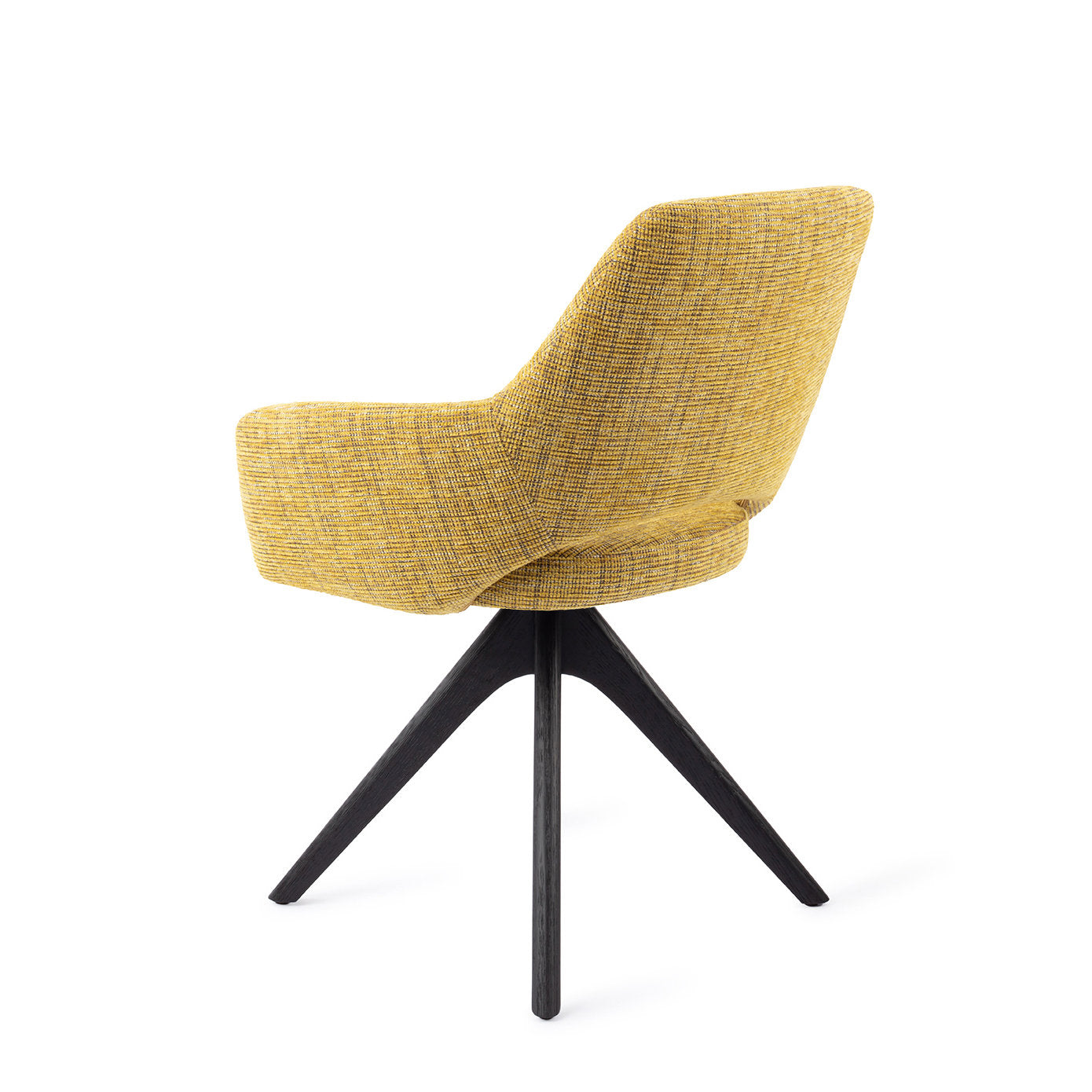 Yanai Dining Chair Lemon Lines Revolve Oak Black