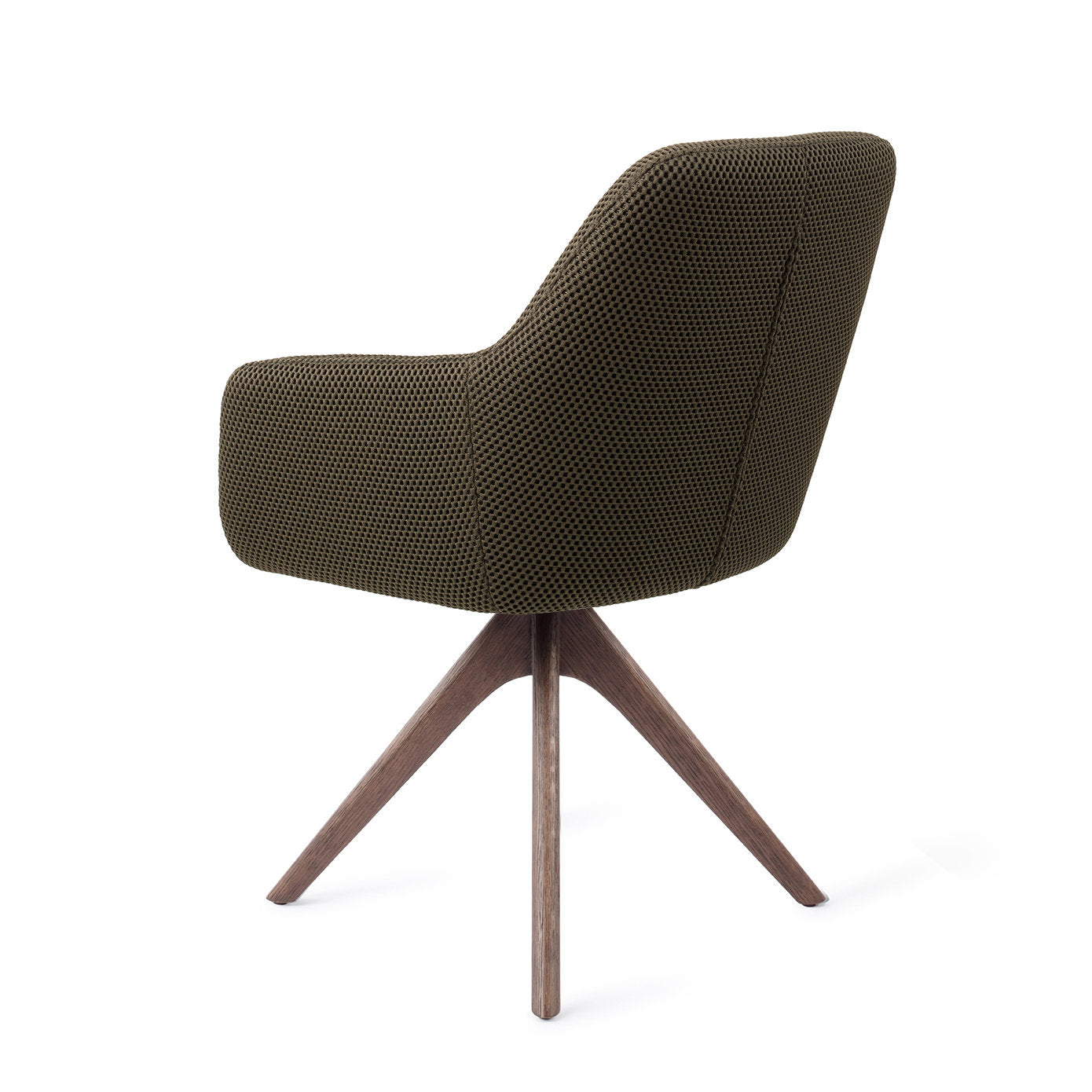 Hiroo Dining Chair Jungle Jewel Revolve Oak Walnut