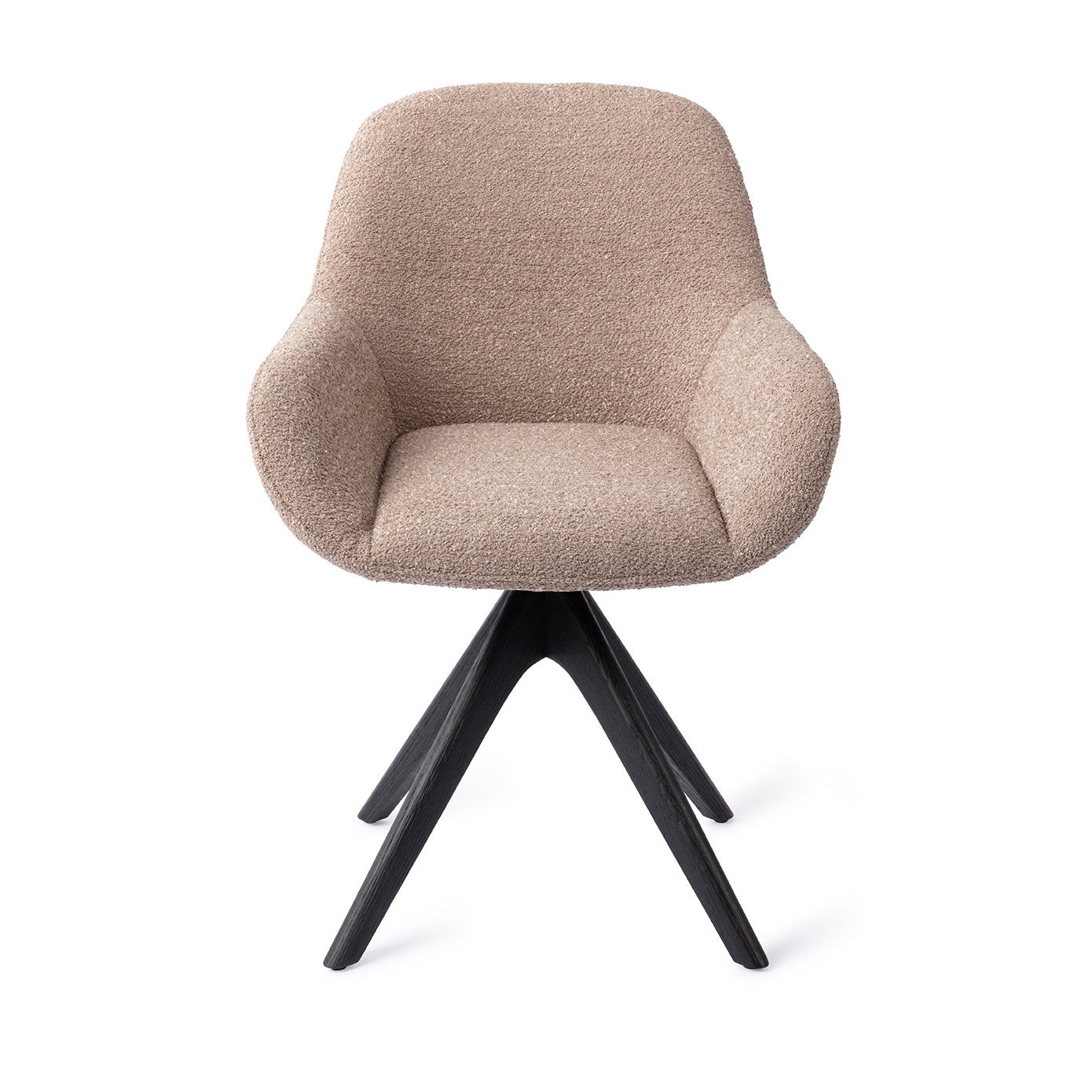 Kushi Dining Chair Stone Haze Revolve Oak Black