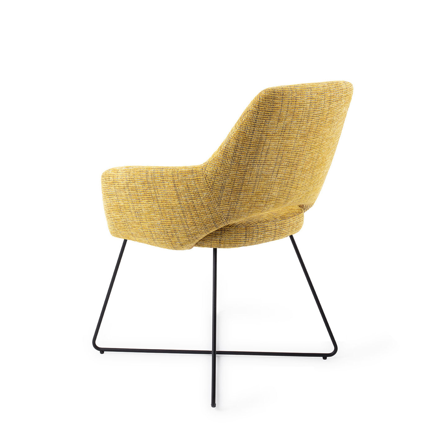 Yanai Dining Chair Lemon Lines Cross Black