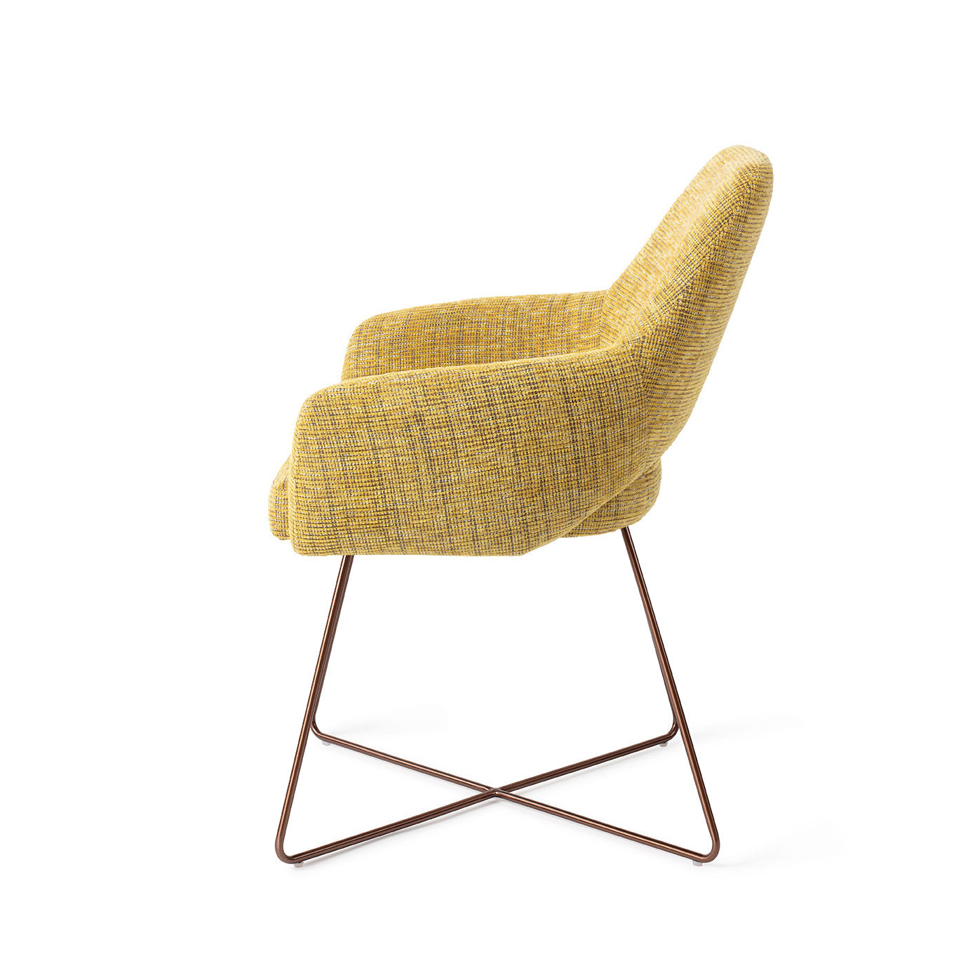 Yanai Dining Chair Lemon Lines Cross Rose