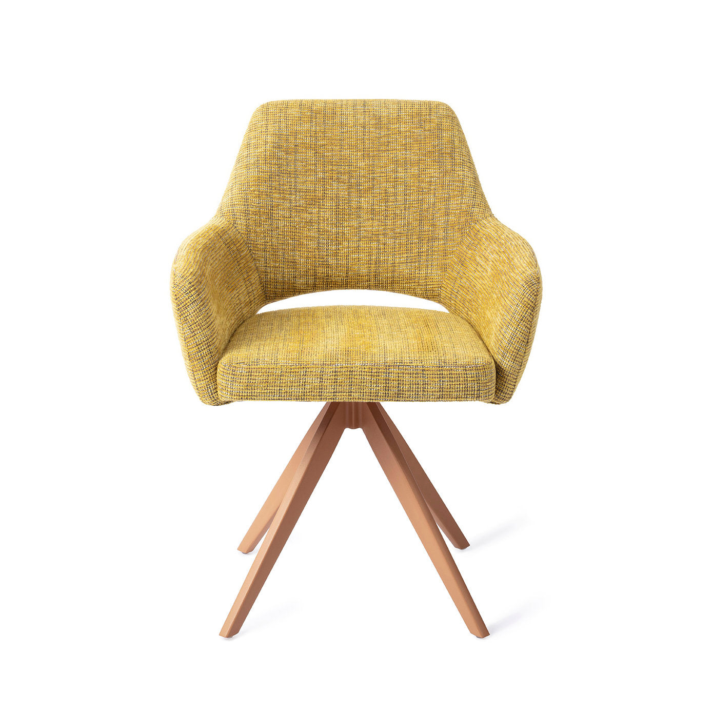 Yanai Dining Chair Lemon Lines Turn Peach