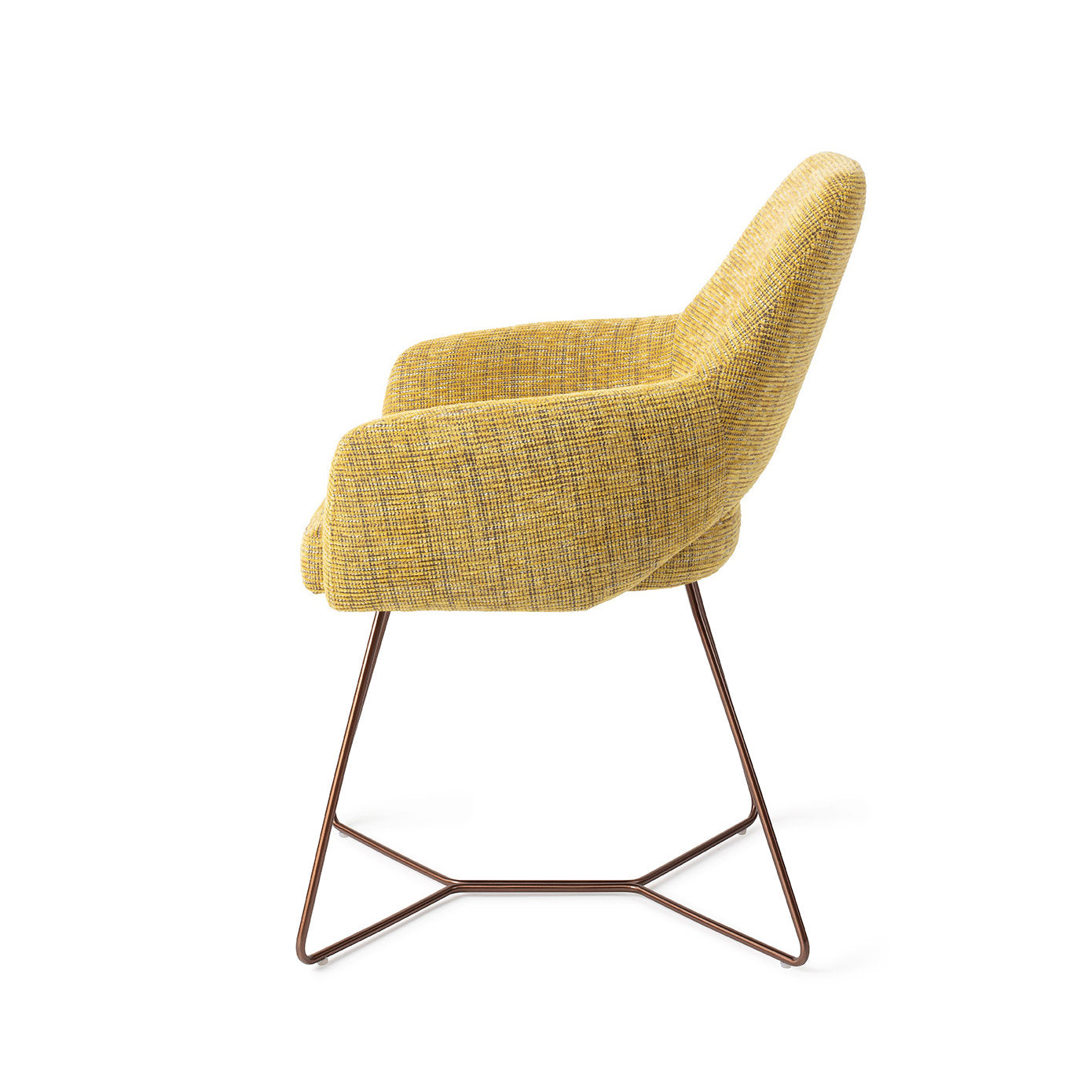 Yanai Dining Chair Lemon Lines Beehive Rose