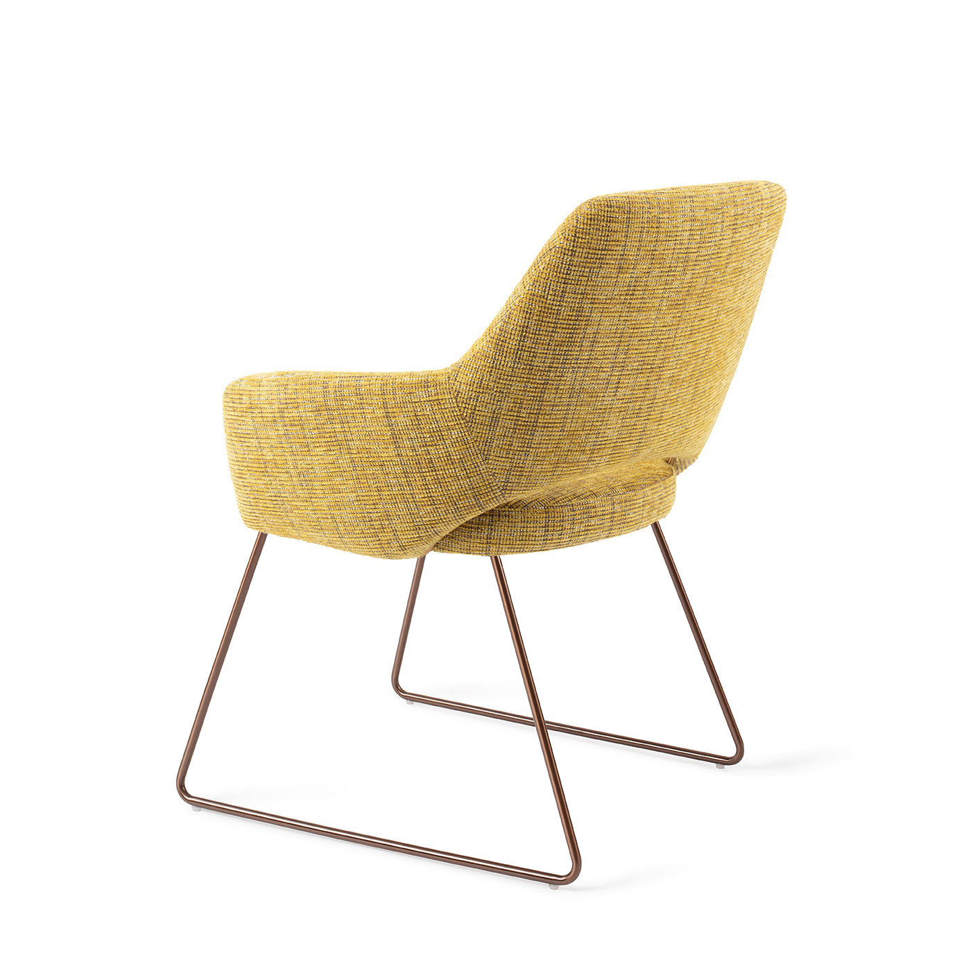 Yanai Dining Chair Lemon Lines Slide Rose