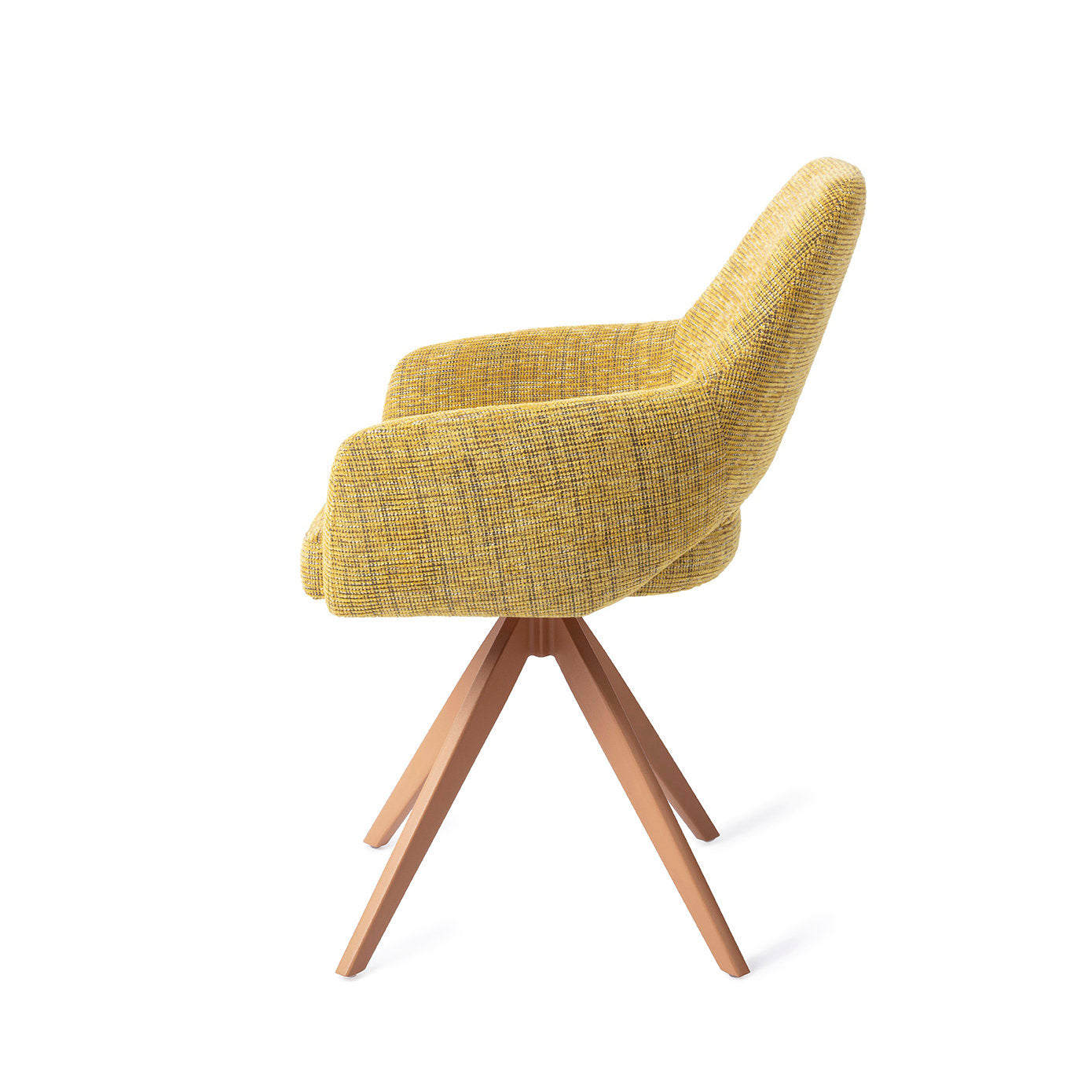 Yanai Dining Chair Lemon Lines Turn Peach