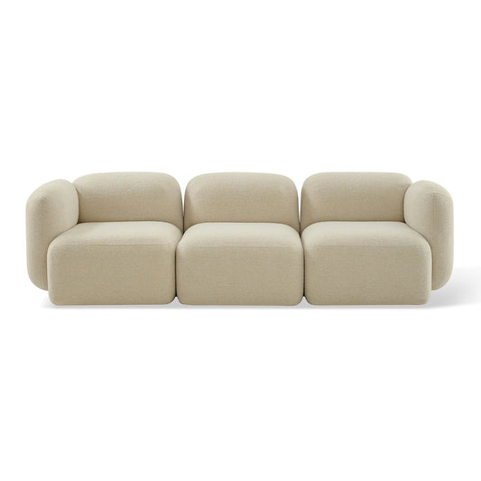 Yoshimi Sofa Cloudy Cream Corner L + Middle + Corner R