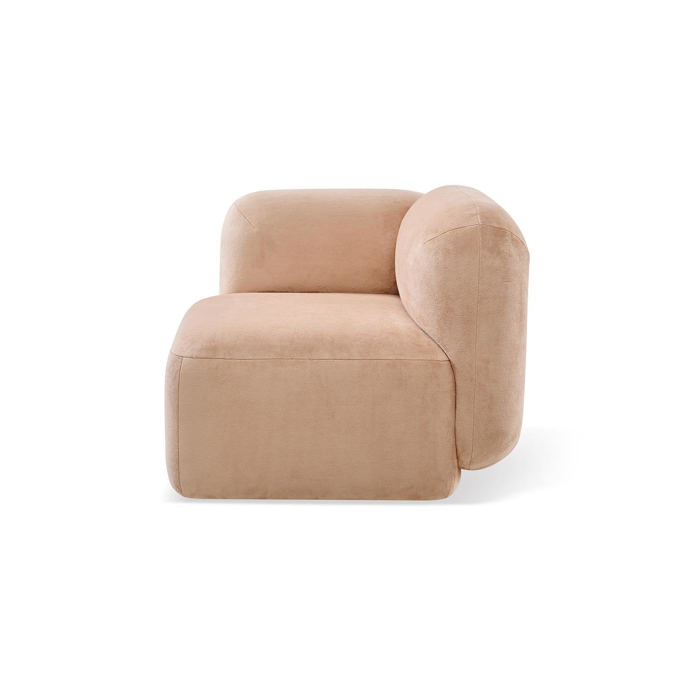 Yoshimi Sofa Pink Poise  Corner Left