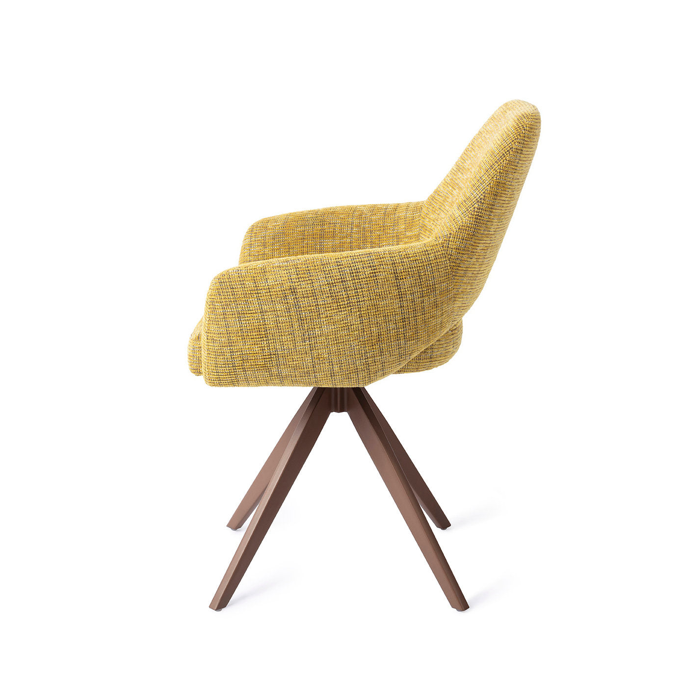 Yanai Dining Chair Lemon Lines Turn Brown