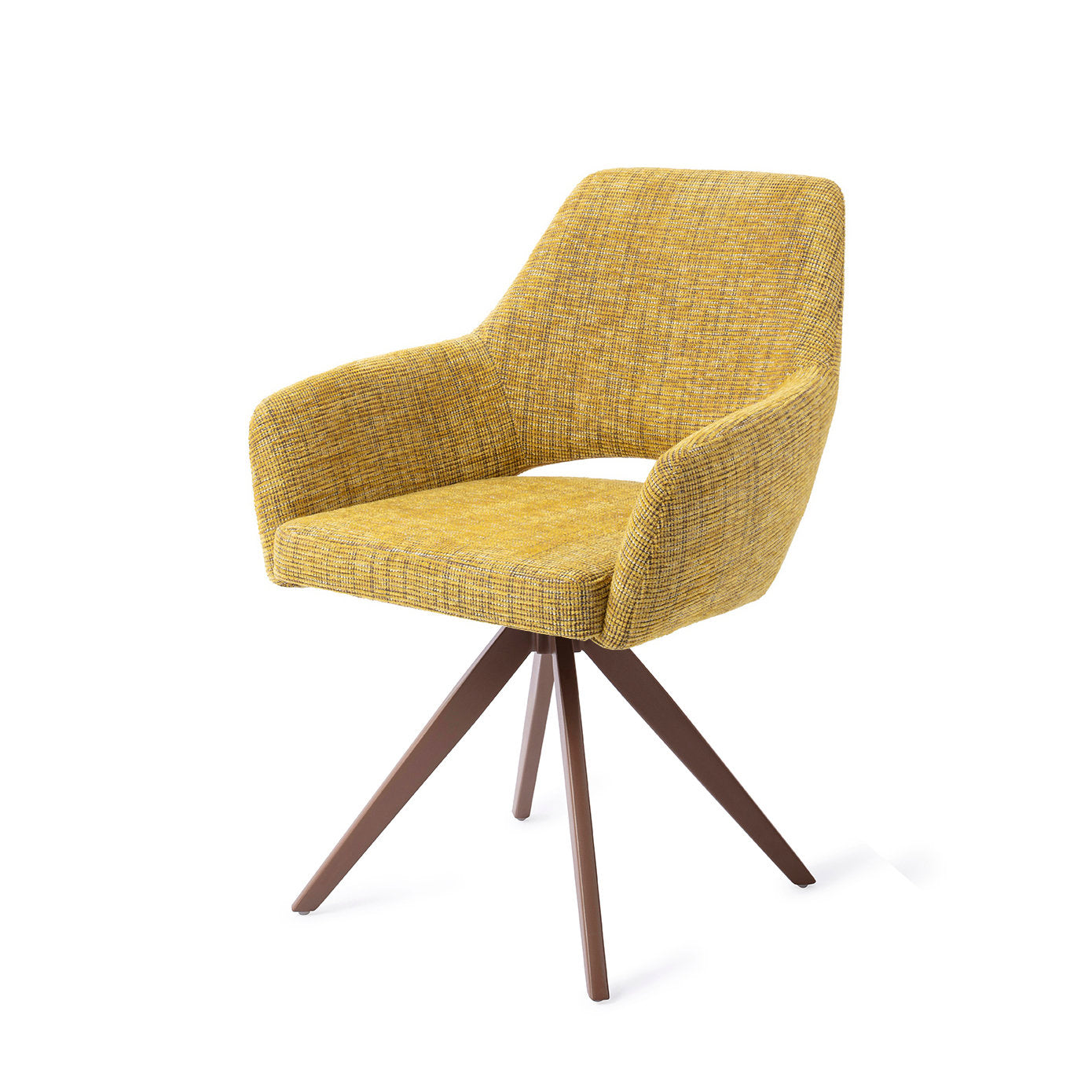 Yanai Dining Chair Lemon Lines Turn Brown