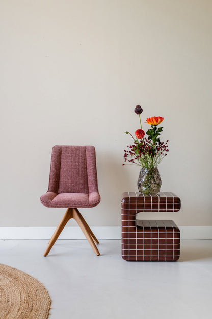Takamu Side Table Timber Grid