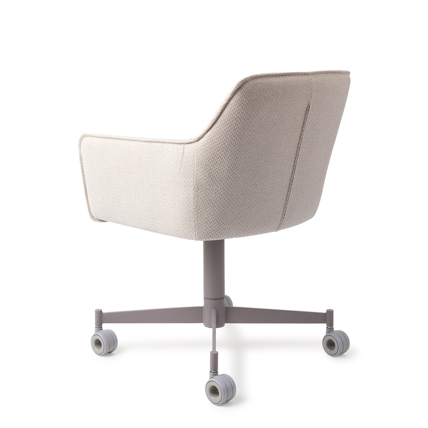 Hofu Dining Chair Enoki Caster Grey