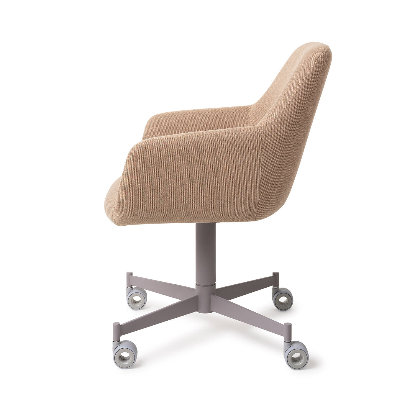 Hiroo Dining Chair Whisper Wheat Caster Grey