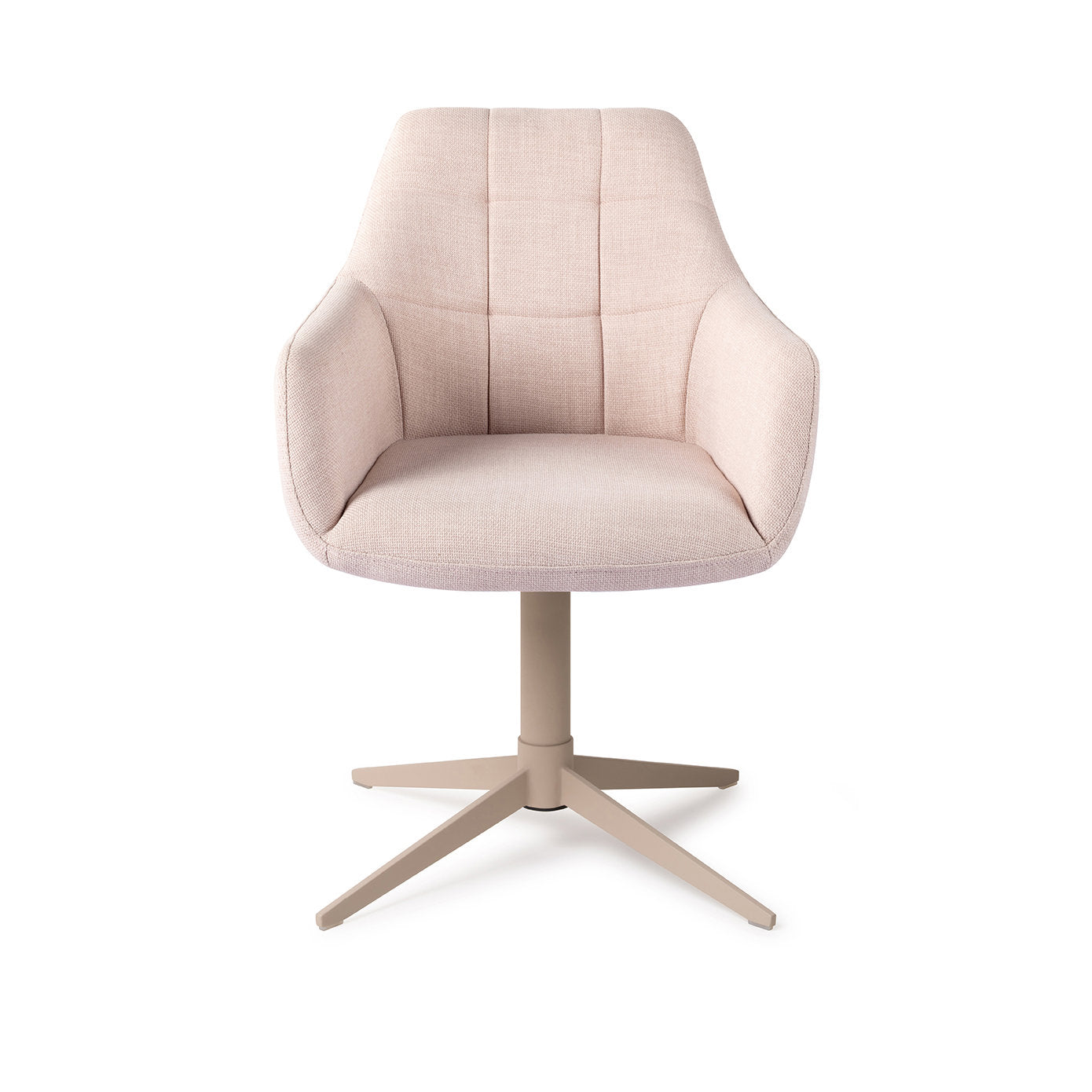 Noto Dining Chair Petal Pink Quad Beige