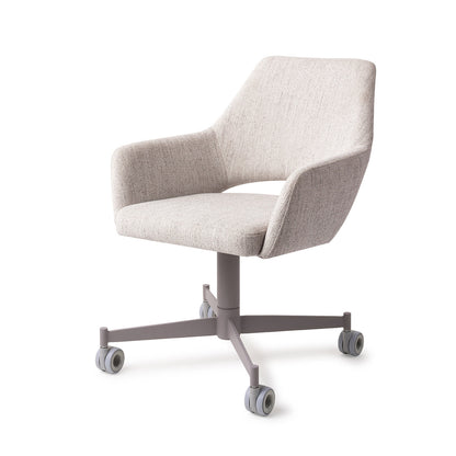 Yanai Dining Chair Pigeon Caster Grey