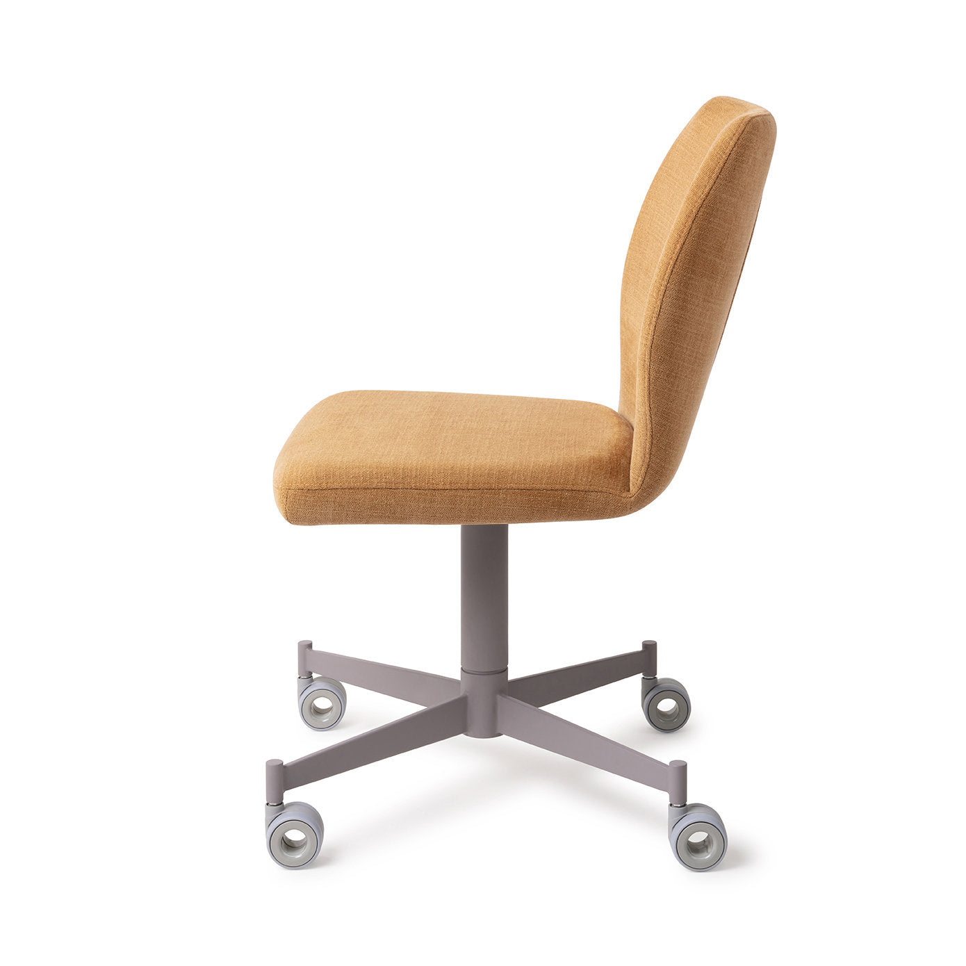 Ikata Dining Chair Honey Harvest Caster Grey