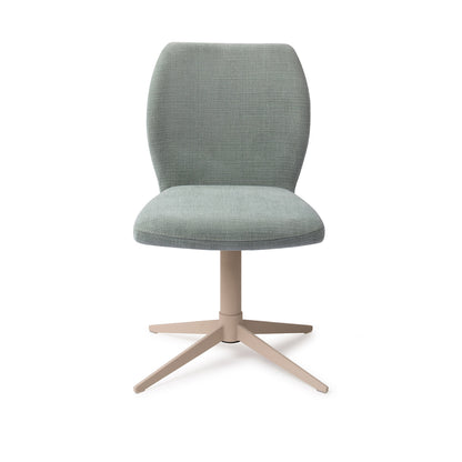 Ikata Dining Chair Breezy Blue Quad Beige