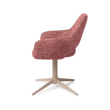 Yanai Dining Chair Berry Bars Quad Beige