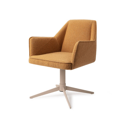 Tome Dining Chair Masai Giraffe Quad Beige