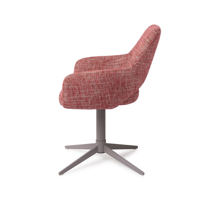 Yanai Dining Chair Berry Bars Quad Grey